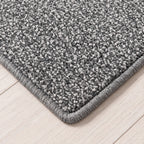 Verita Teppich nach Maß | Farbe: Grau Dunkel Warm | gekettelte Kante (Beispielbild, Farbe kann abweichen)