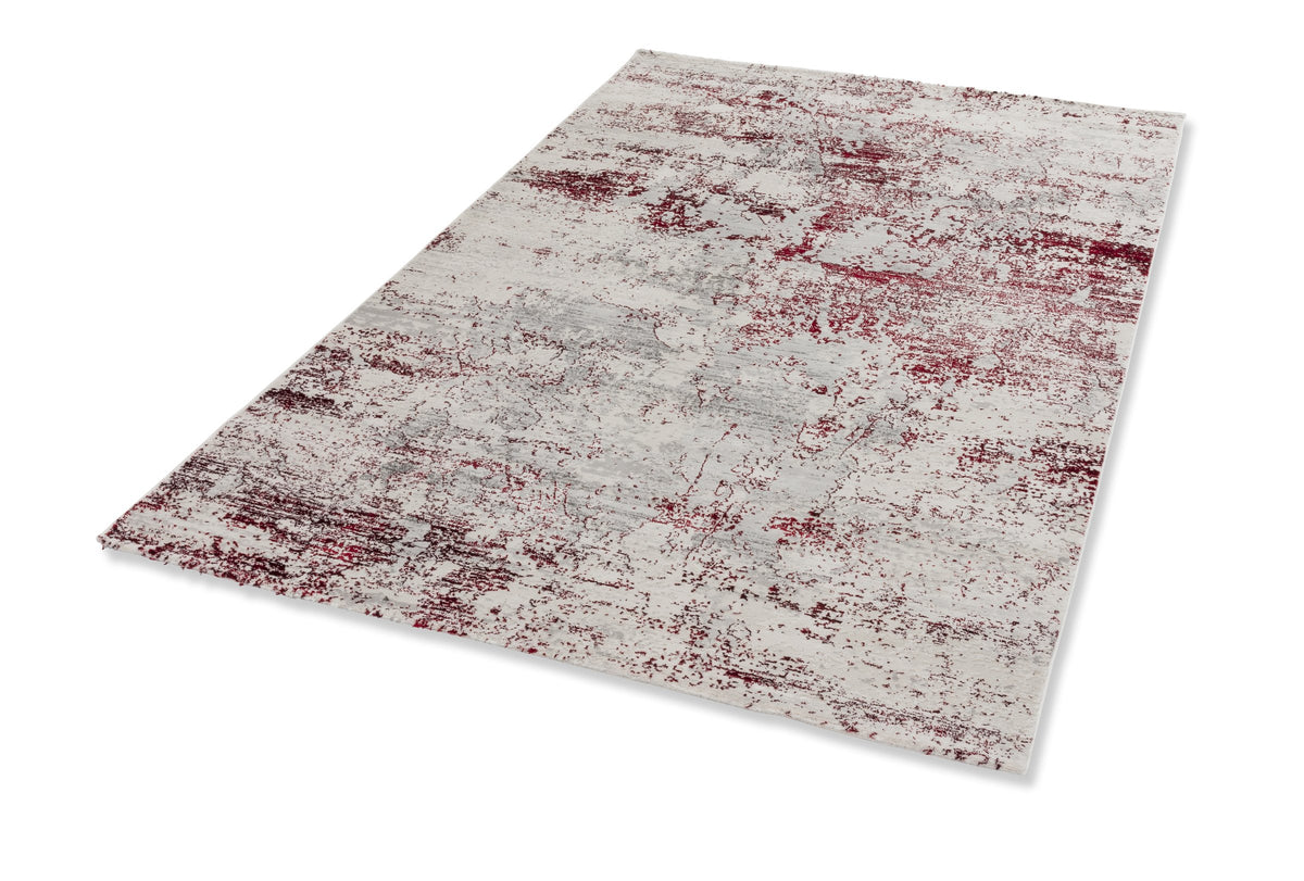 Vintara Wohnteppich, Rot/Creme, Perspektive