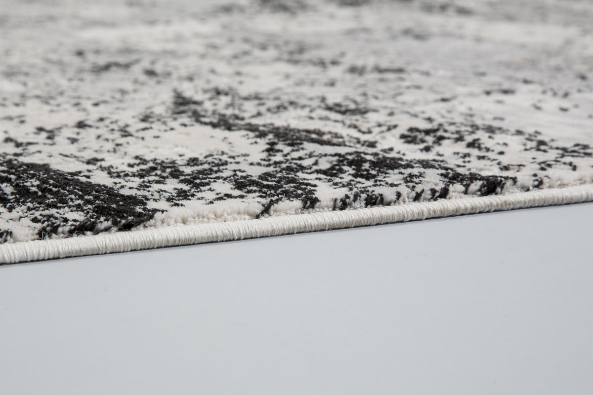 Vintara Wohnteppich, Schwarz/Beige, Detail 3