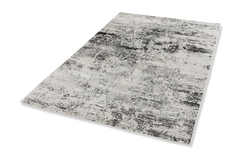 Vintara Wohnteppich, Schwarz/Beige, Perspektive
