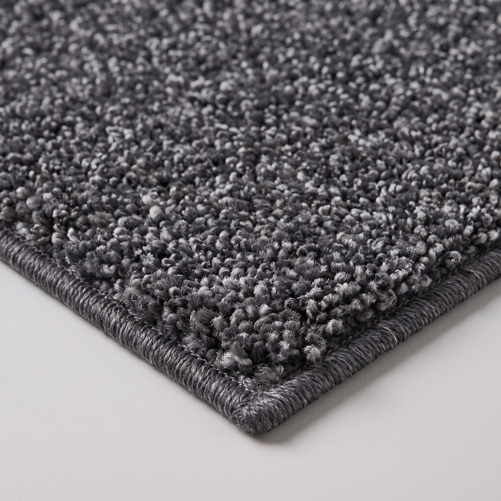 Vorwerk Passion Yasmin Anthrazit – gekettelter Teppichrand