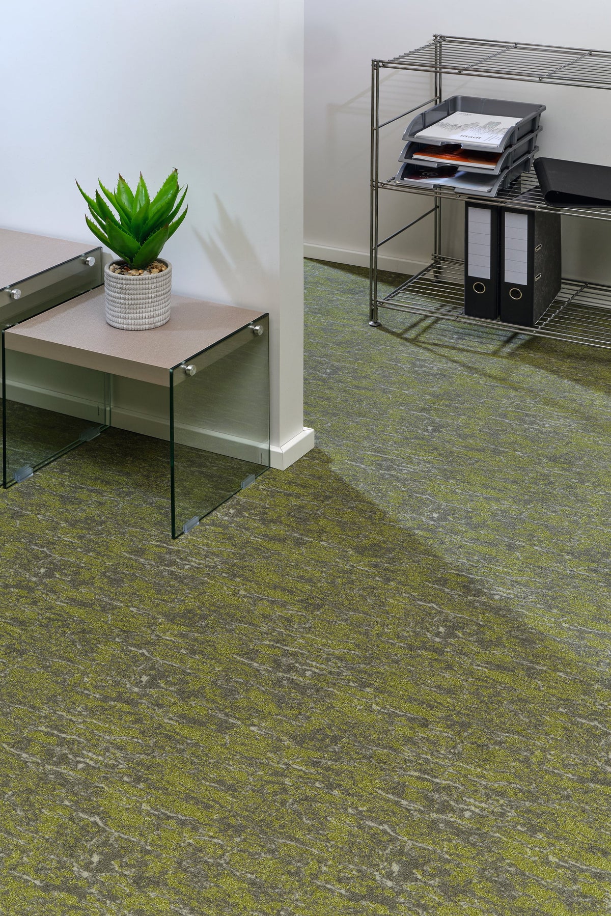Vorwerk Varia Design Teppich nach Maß | Farbe: Dunkeloliv (4G05) | Raumansicht