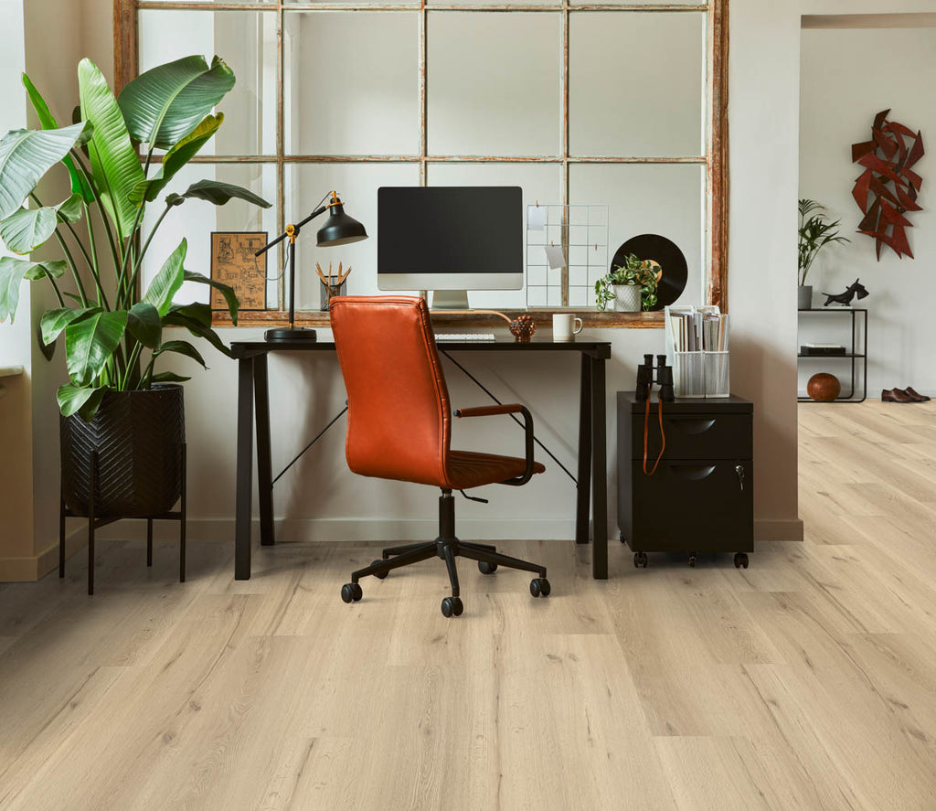Xanverano Eiche Natur Klickvinyl – Raumbeispiel (Farbe kann abweichen)